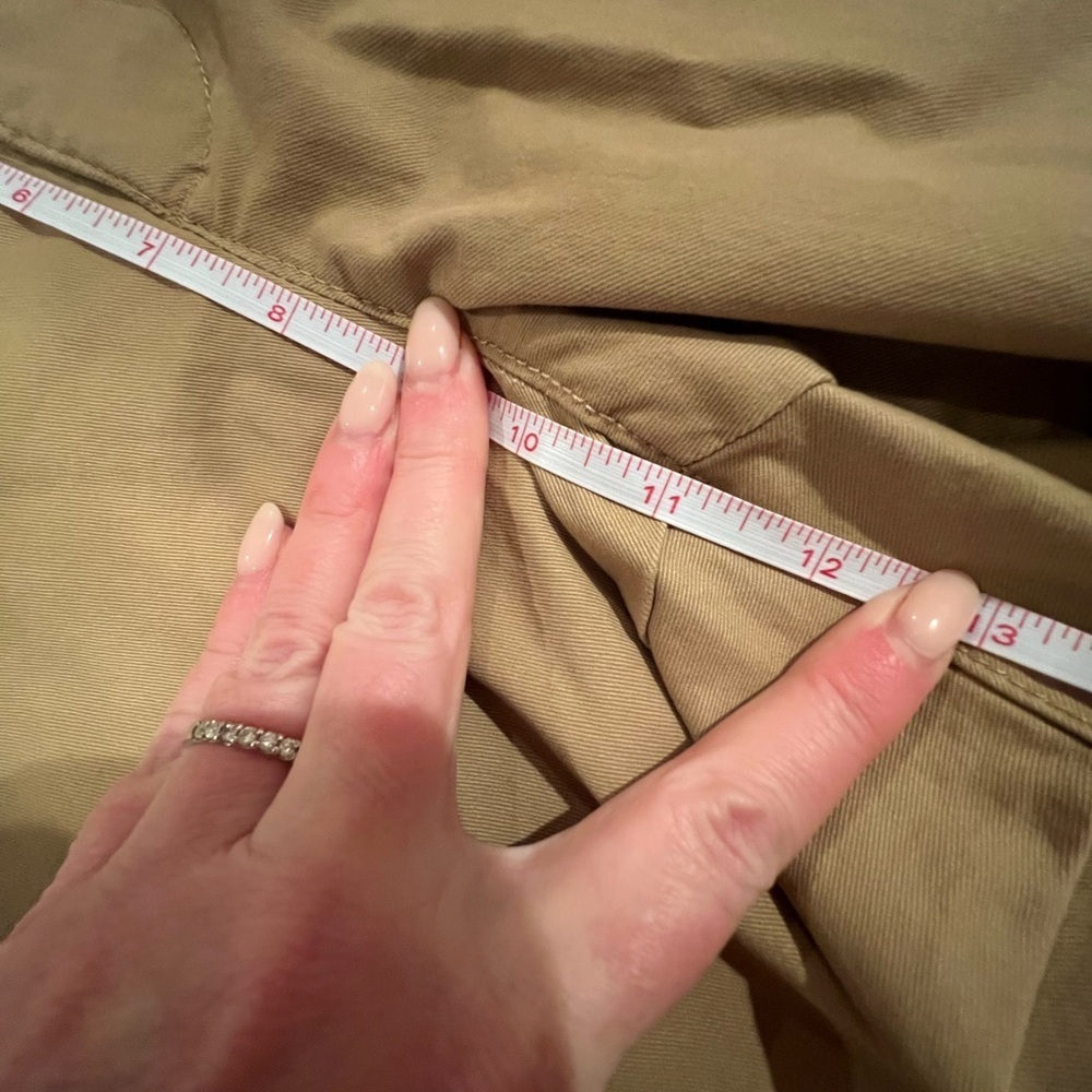 Old Navy Women's Tan khaki chino pants size 24, pixie mid-rise, NWT, plus long - Picture 9 of 9